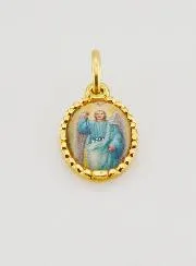 Medaille mit Gedrehtem Rand 15mm – Erzengel Gabriel