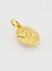 Medaille mit Gedrehtem Rand 15mm – Erzengel Gabriel