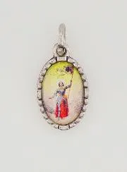 Medaille mit Gedrehtem Rand 15mm – Heilige Jeanne d’Arc