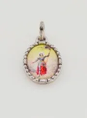 Medaille mit Gedrehtem Rand 15mm – Heilige Jeanne d’Arc