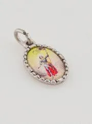 Medaille mit Gedrehtem Rand 15mm – Heilige Jeanne d’Arc