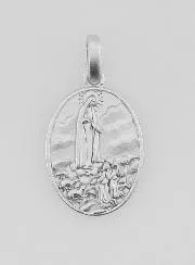 Anhänger Madonna von Fatima in Silber – 15mm