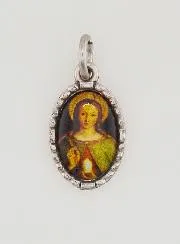 Anhänger mit Gedrehtem Rand 15mm – Heilige Maria Magdalena