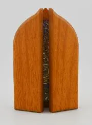Ikone Triptychon von Lourdes aus Holz