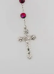 Rosenkranz Modisch Perlmutt Strass Rosa