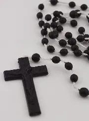 Rosenkranz Modeschmuck Schwarz