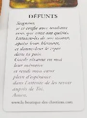 Weihrauch Gebet für die Verstorbenen