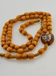 Rosenkranz Kette aus Holz