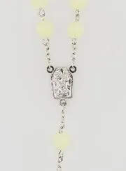 Rosenkranz Modeschmuck Leuchtend Fluoreszierend