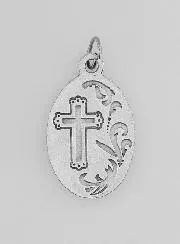 Medaille Papst Johannes Paul II. silberfarben