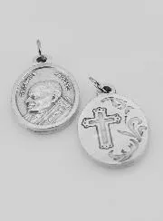 Medaille Papst Johannes Paul II. silberfarben