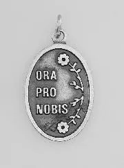 Medaille Barmherzigkeit Jesus Christus silberfarben