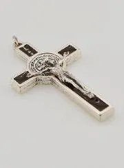 Anhänger Benediktus - Kreuz Braun 5 cm