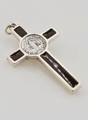 Anhänger Benediktus - Kreuz Braun 5 cm