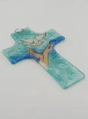 Kinder Kreuz Heiliger Geist aus Glas