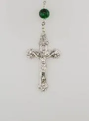 Rosenkranz Perlmutt Grün von Lourdes