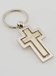 Schlüsselanhänger Lourdes Kreuz