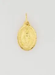 Wundertätige Medaille Goldfarben 13 mm