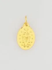 Wundertätige Medaille Goldfarben 13 mm