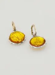 Medaille Jungfrau Maria 8mm - gelb