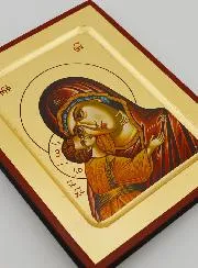 Ikone Madonna mit dem Kind - Jungfrau der Liebe - 20 cm