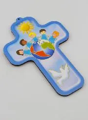 Holzkreuz Kinder der Welt