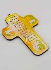 Holzkreuz Kind Gebet zum Schutzengel
