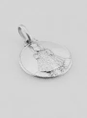 Medaille Prager Jesuskind massiv Silber - 16 mm
