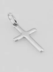 Anhänger Kreuz Schlicht 925 Silber 18mm