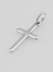 Anhänger Kreuz Schlicht 925 Silber 18mm