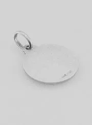 Medaille hl Michael echt Silber - 16mm