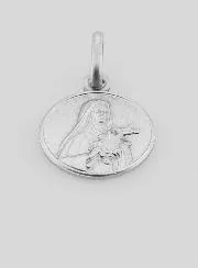 Anhänger hl.Therese echt Sterling Silber - 12 mm