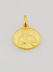 Medaille Herz Jesu Vergoldet - 14mm