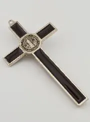 Benediktuskreuz Kruzifix - Metall Braun