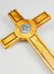 Benediktus - Kreuz Kruzifix aus Holz - 40cm