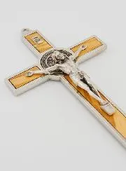 Benediktus - Kreuz Kruzifix aus Olivenholz - 21cm