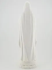 Figur Unsere Liebe Frau von Lourdes mit Rosenkranz goldfarben - 30cm