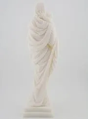 Alabaster Figur Maria mit Jesuskind - 25 cm