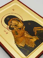 Ikone Muttergottes von Vladimir - Blattgold - 23 cm